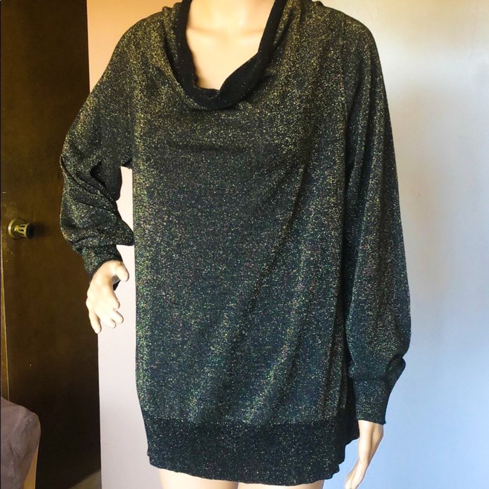 Black glitter sweater. Size XL.